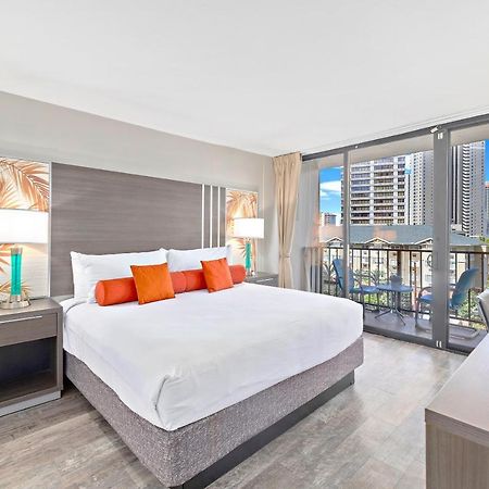 Renovated With City View At Aqua Palms Waikiki ホノルル エクステリア 写真